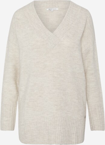 TOM TAILOR DENIM Pullover in Beige: predná strana