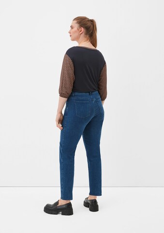 Coupe slim Jean TRIANGLE en bleu