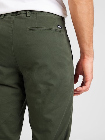 Slimfit Pantaloni chino 'Kaito 1' di BOSS in verde