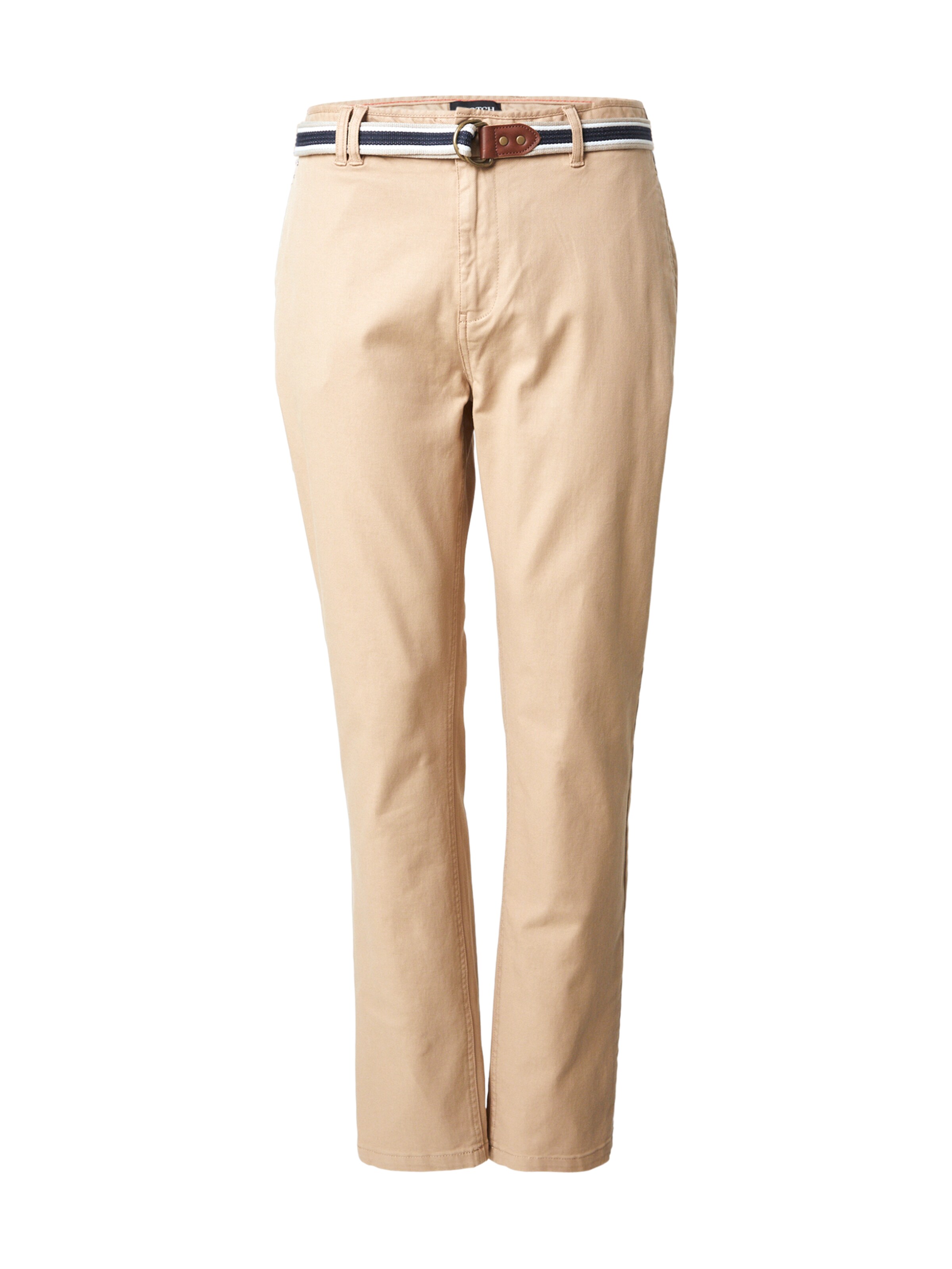 SCOTCH & SODA Szabványos Chino nadrág 'Warren' - zöld: elől