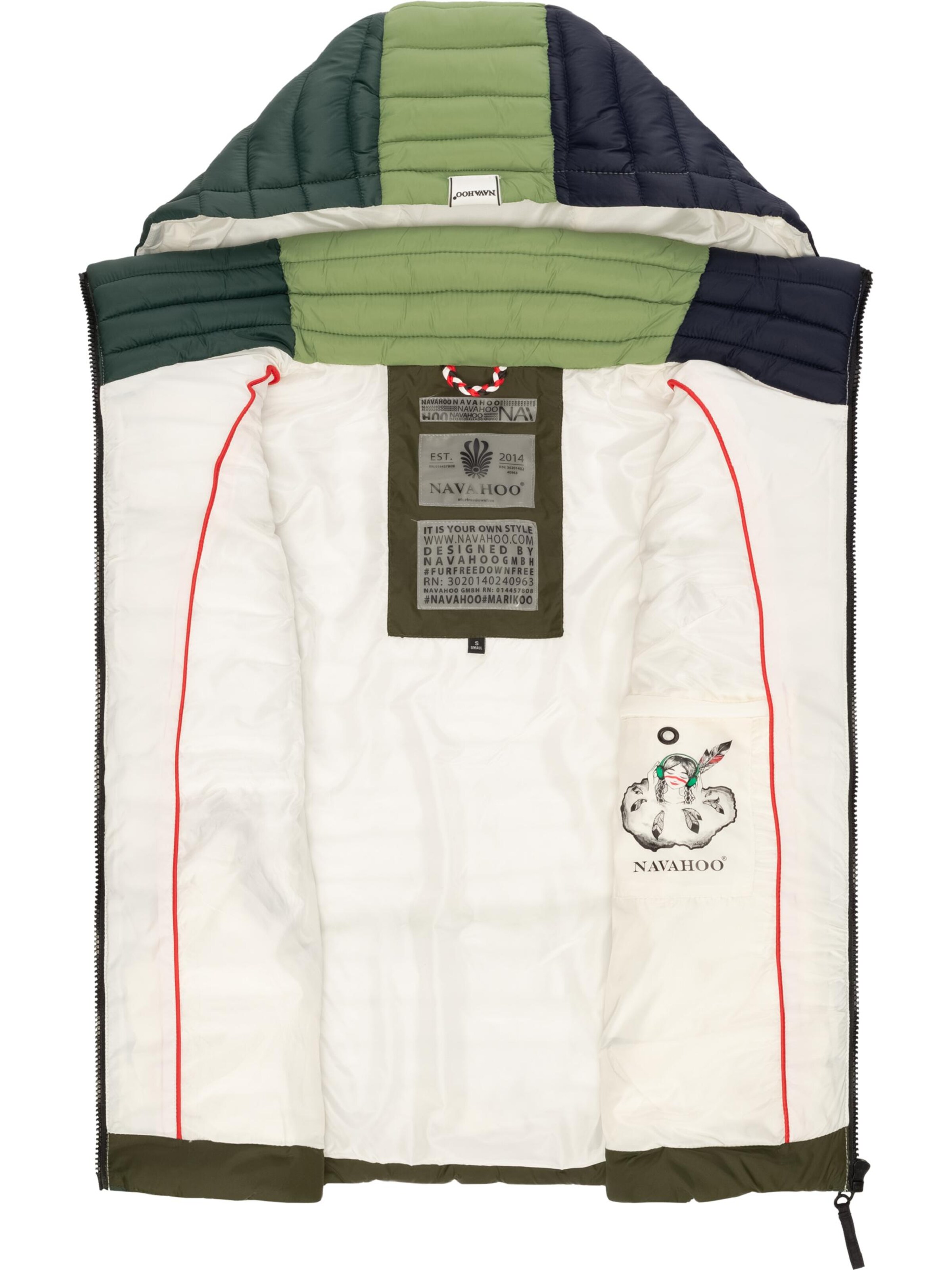 NAVAHOO Γιλέκο 'Shadaa' σε πράσινο