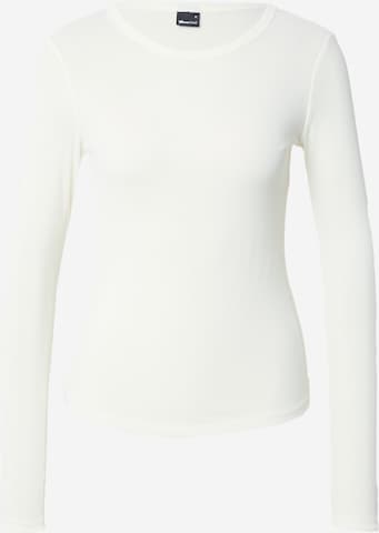 T-shirt Gina Tricot en blanc : devant