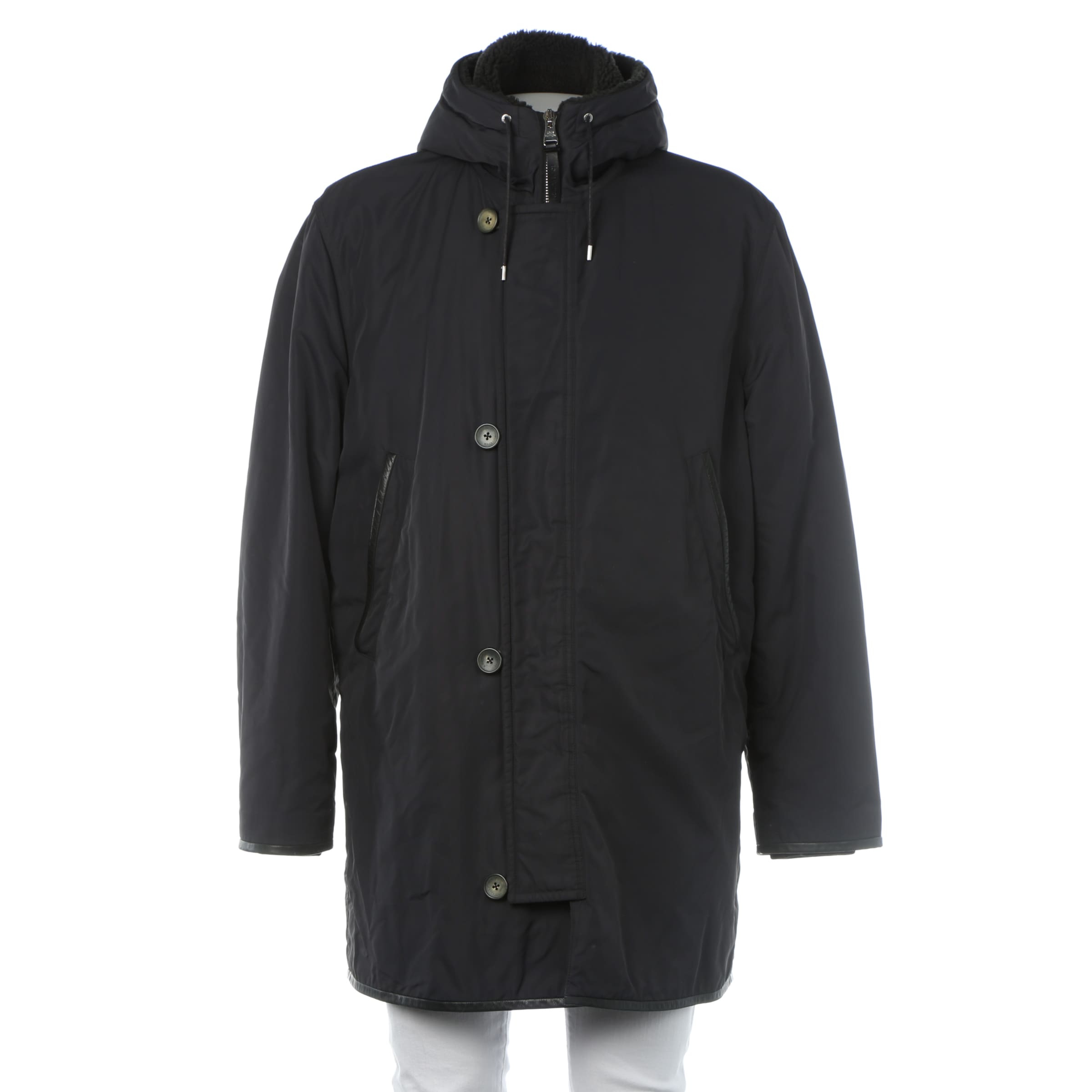 Louis Vuitton Übergangsjacke M-L in Grau: Vorderseite