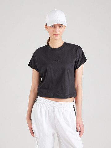 ADIDAS SPORTSWEAR Функциональная футболка 'ALL SZN' в Черный: спереди