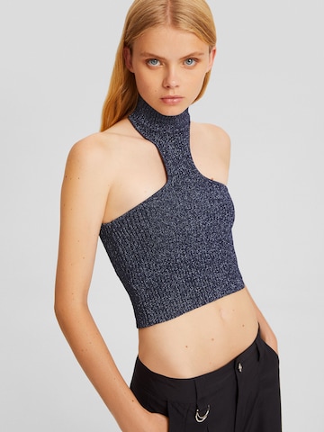 Bershka Knitted top in Blue