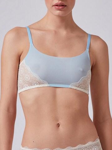 Skiny Bralette Bra in Blue