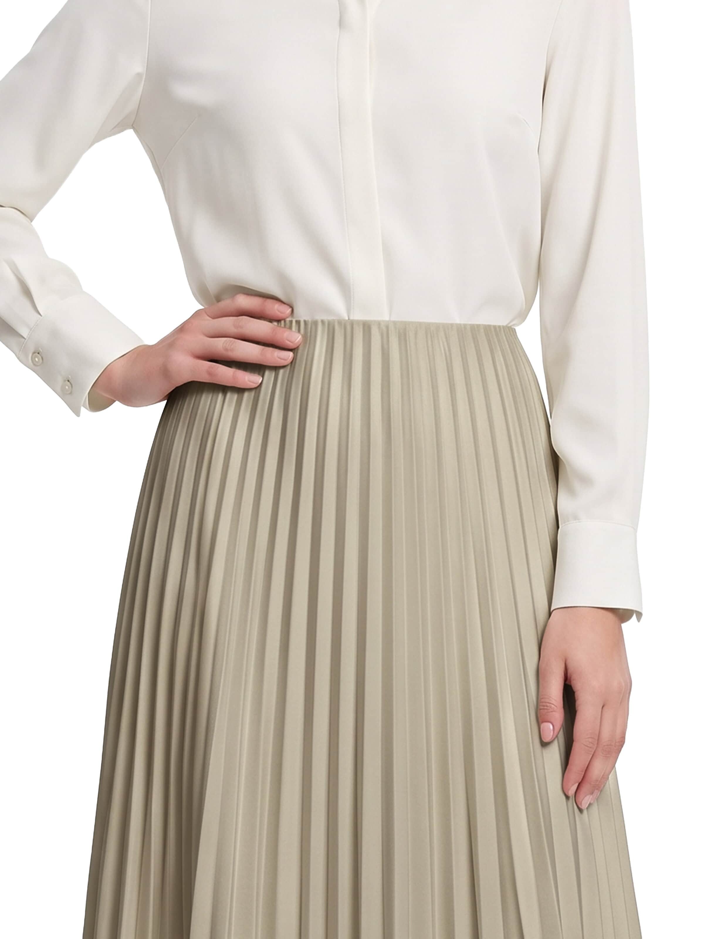 TorWeit Skirt 'PLISSEE ROCK' in Beige