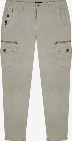 Deeluxe Tapered Cargo Pants 'Danakil' in Grey: front