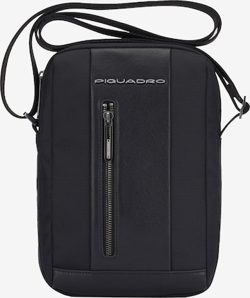 Piquadro Crossbody Bag in Black: front