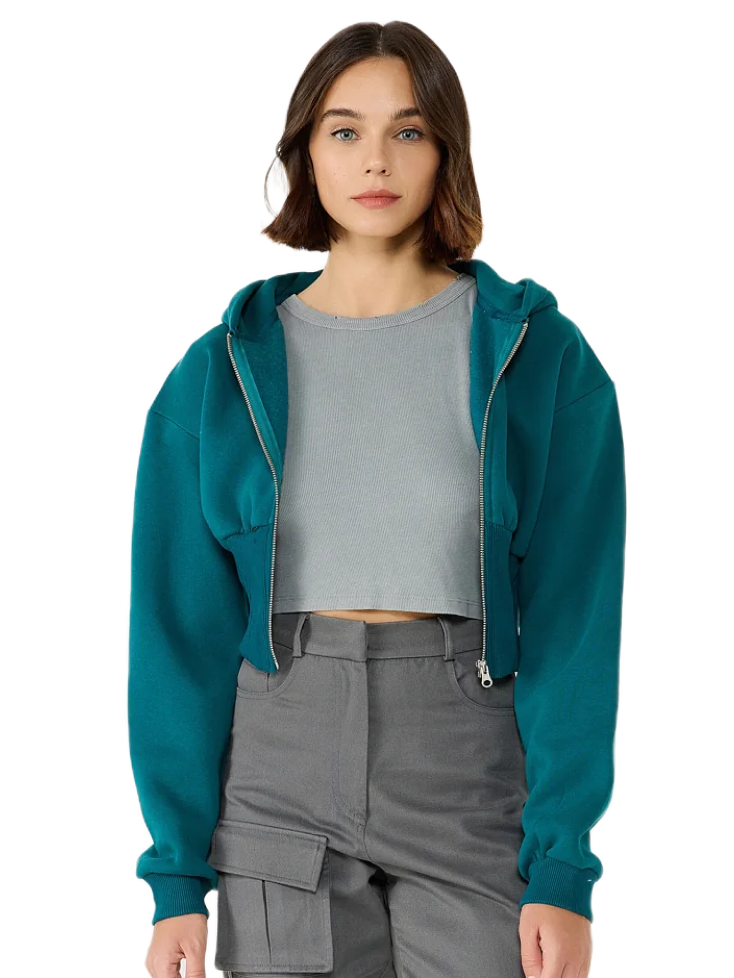 No Matter What Sweatvest in Groen