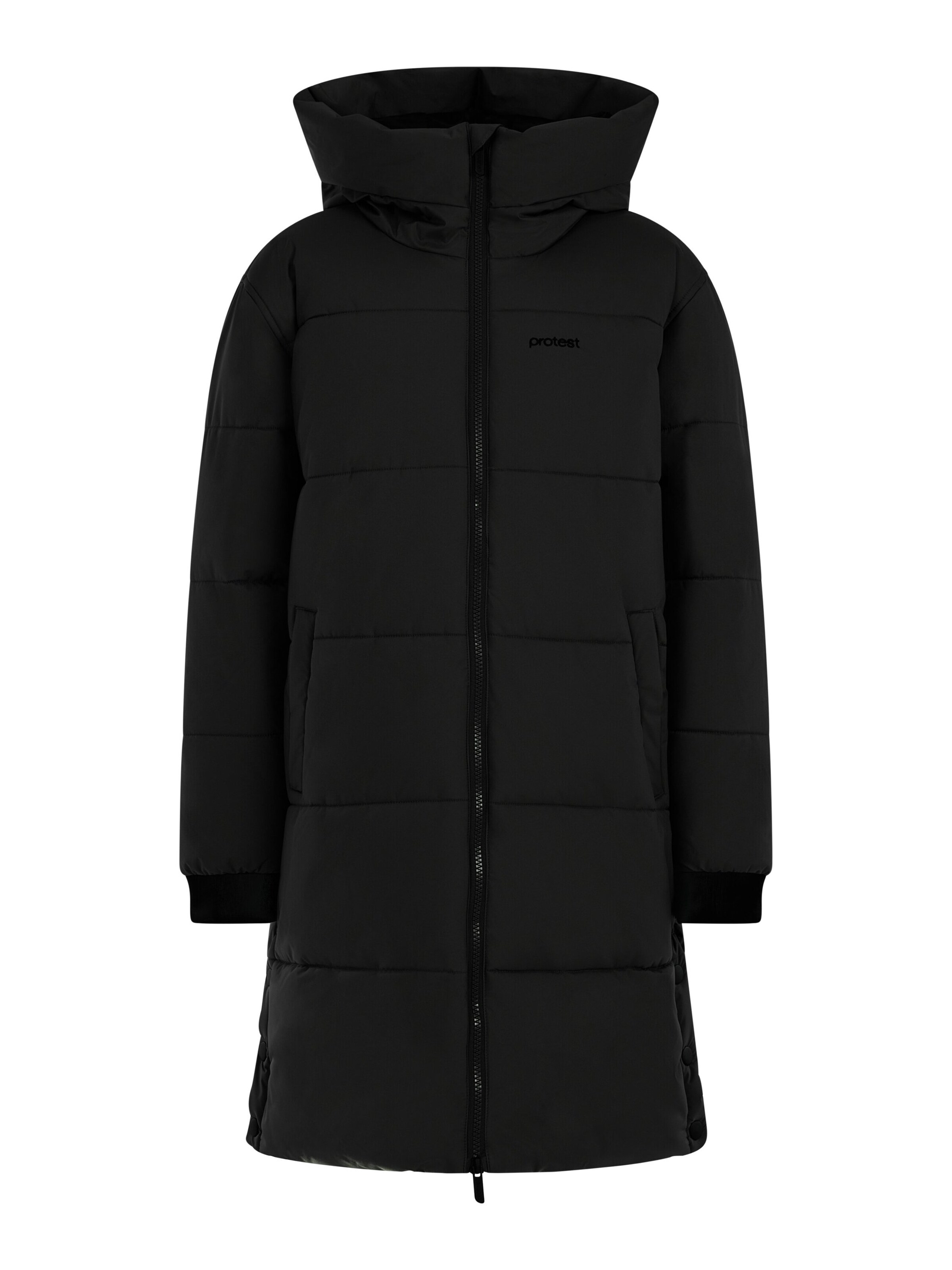 PROTEST Winterjacke 'PRTMio JR'‌‌ in Schwarz: Vorderseite