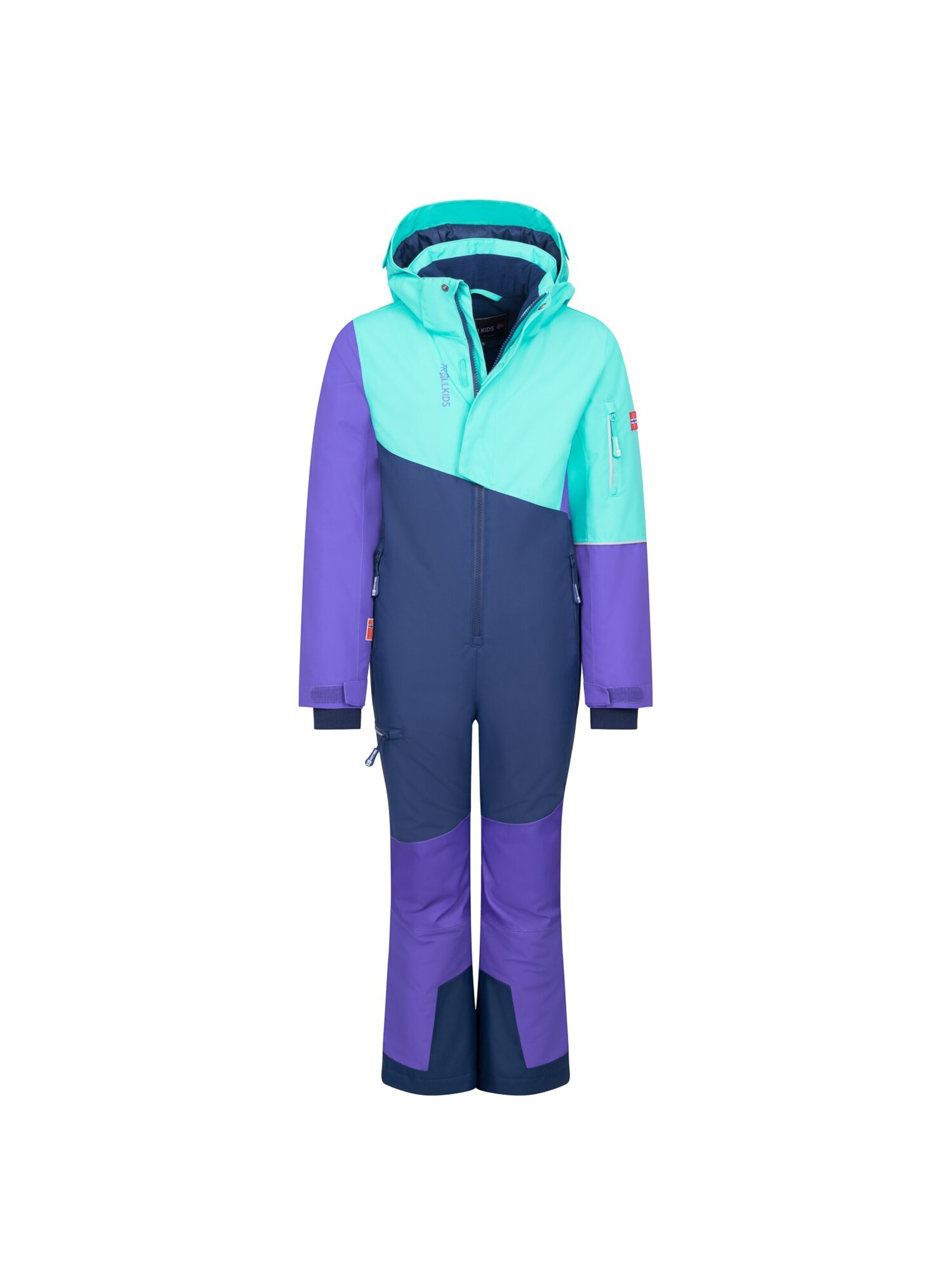 TROLLKIDS Dungarees in Purple: front