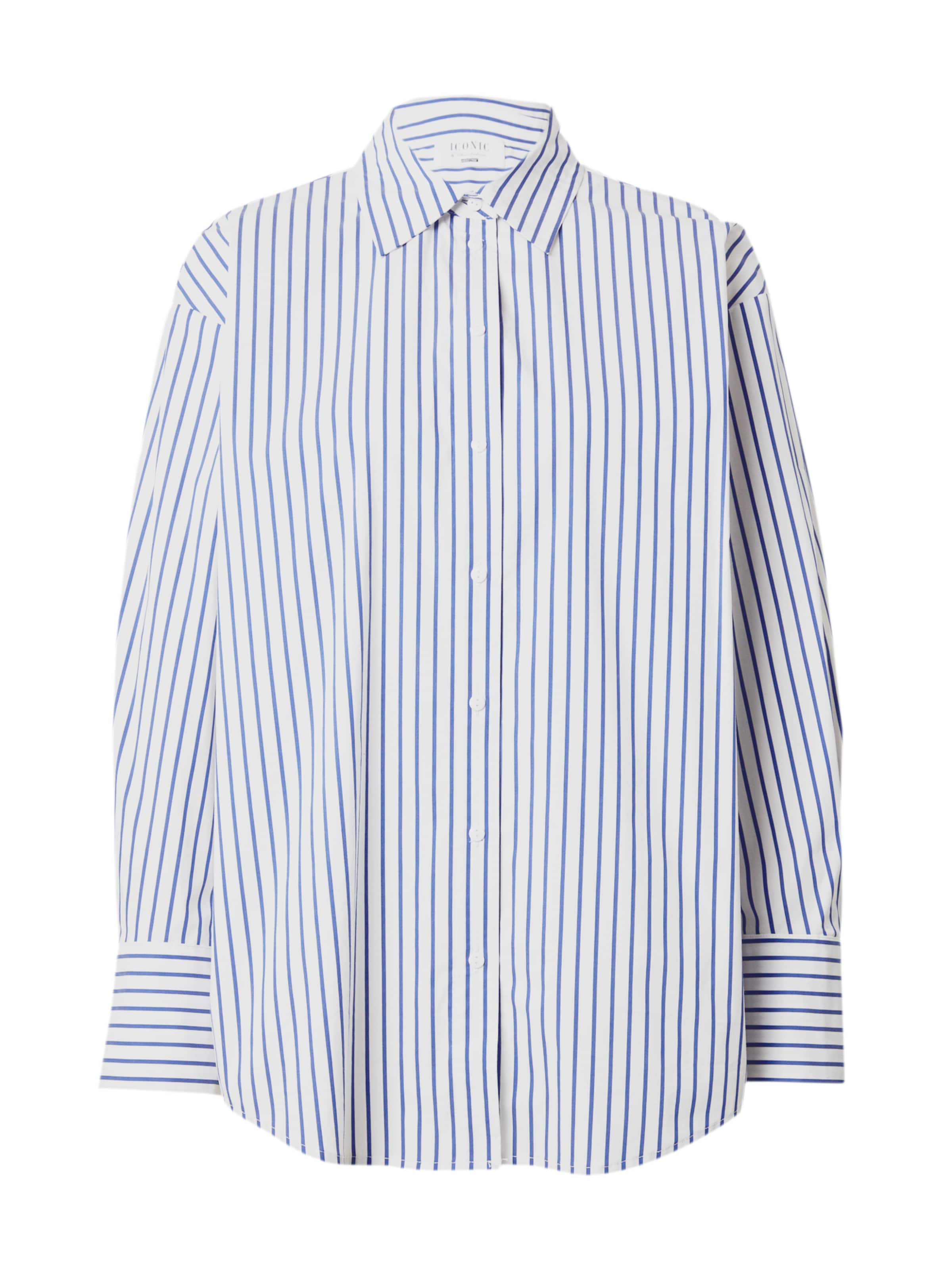 ABOUT YOU x Iconic by Tatiana Kucharova Blúzka 'Paula' - Modrá: predná strana