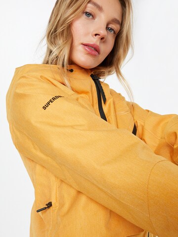 Superdry Snow Outdoor Jacket 'Freeride' in Yellow