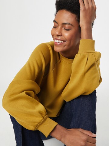 MSCH COPENHAGEN Sweatshirt 'Nelina Ima' in Yellow