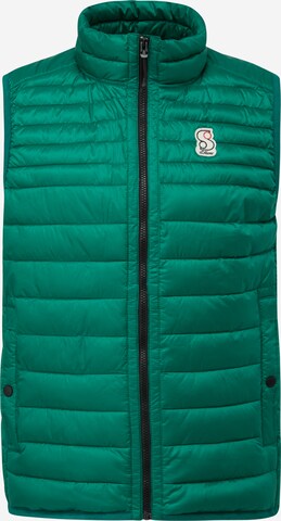 s.Oliver Bodywarmer in Groen: voorkant