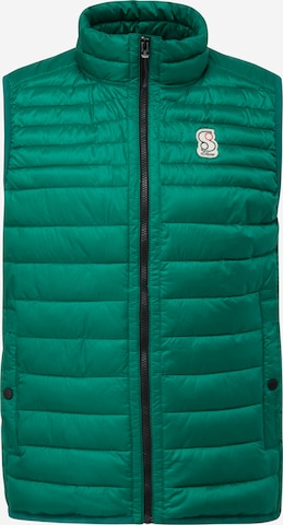 s.Oliver Bodywarmer in Groen: voorkant