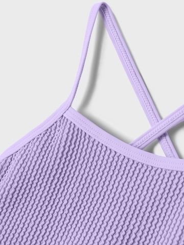 NAME IT Bralette Bikini 'Zriba' in Purple