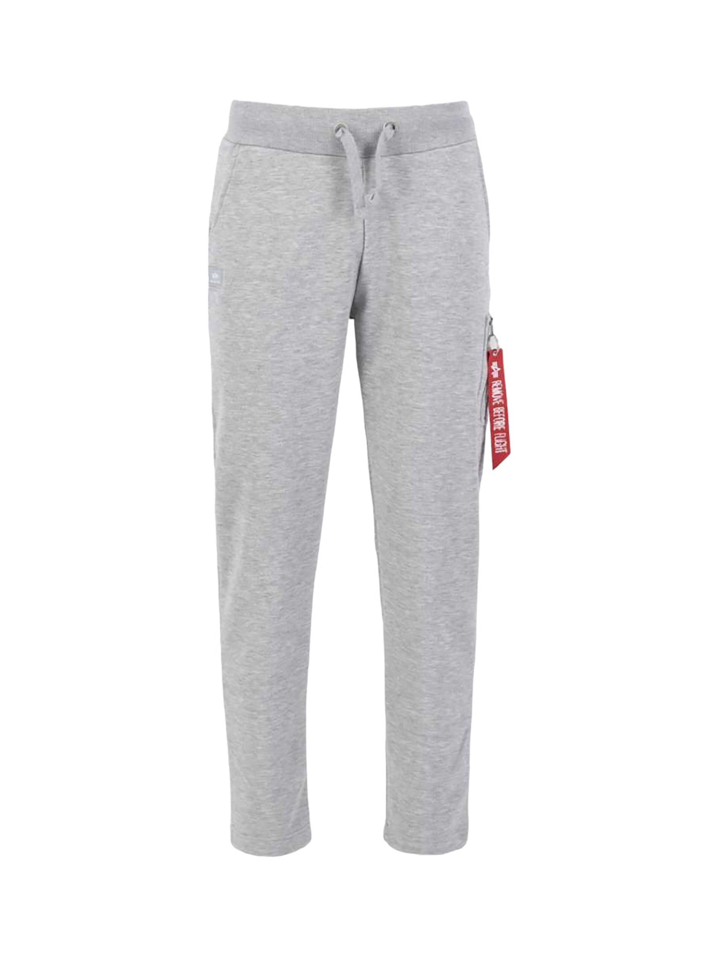ALPHA INDUSTRIES Regular Pants 'X-Fit' in Grey: front