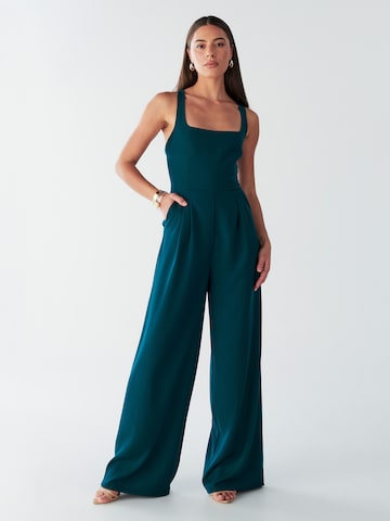 BWLDR Jumpsuit in Blauw: voorkant