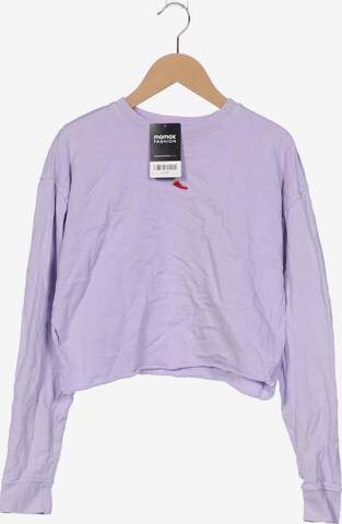 TOPSHOP Sweatshirt & Zip-Up Hoodie in XS in Purple: front