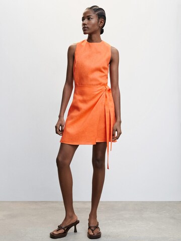 MANGO Letné šaty 'Gum' - oranžová