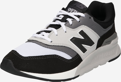 new balance Sapatilhas baixas em pedra / cinzento escuro / preto / branco natural, Vista do produto