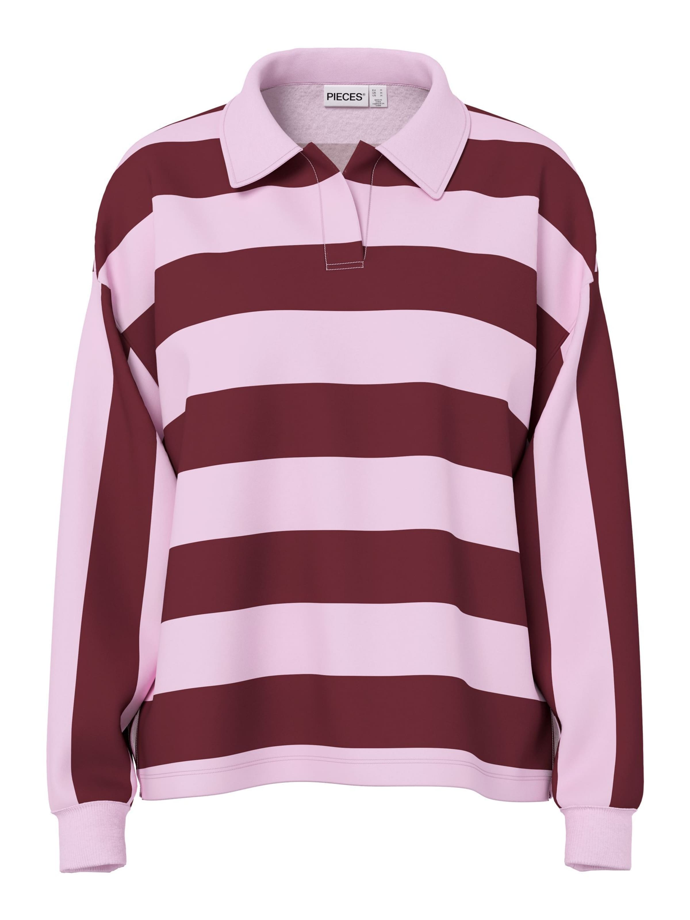 T-shirt 'PCFilucca' PIECES en rouge : devant