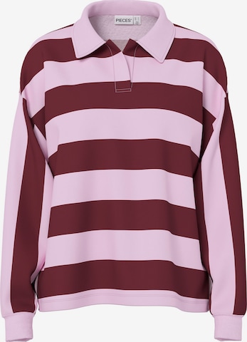 T-shirt 'PCFilucca' PIECES en rouge : devant