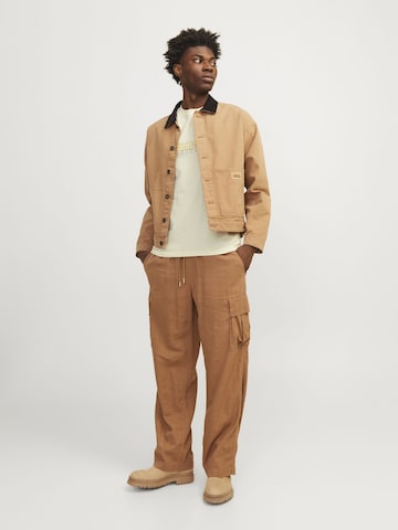 JACK & JONES Shirt in Beige