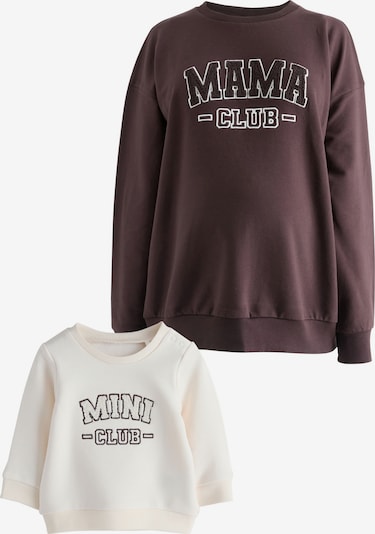 Next Collegepaita 'Mini Me' värissä suklaa, Tuotenäkymä