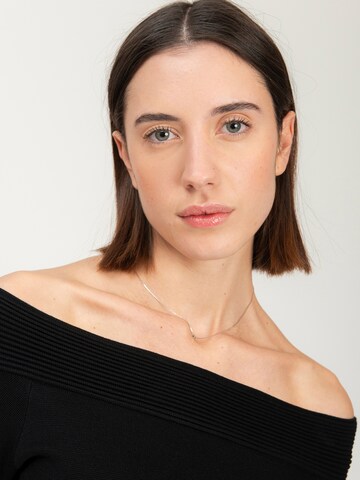 Influencer Pullover in Schwarz