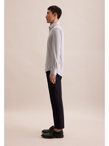 SEIDENSTICKER Slim fit Business shirt in Grey