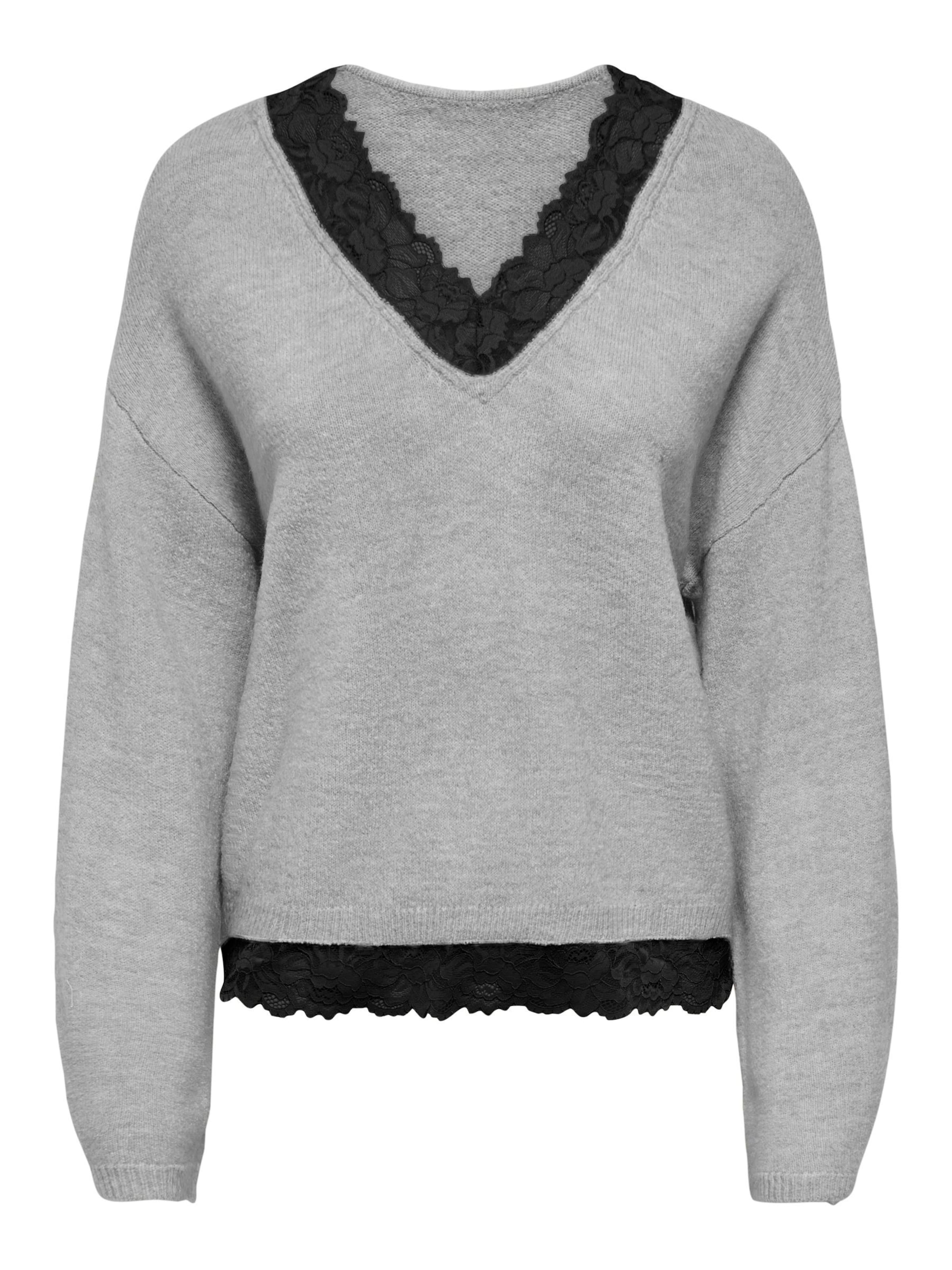 Pullover 'CLOVER' in XS ONLY di colore grigio / nero, Visualizzazione prodotti