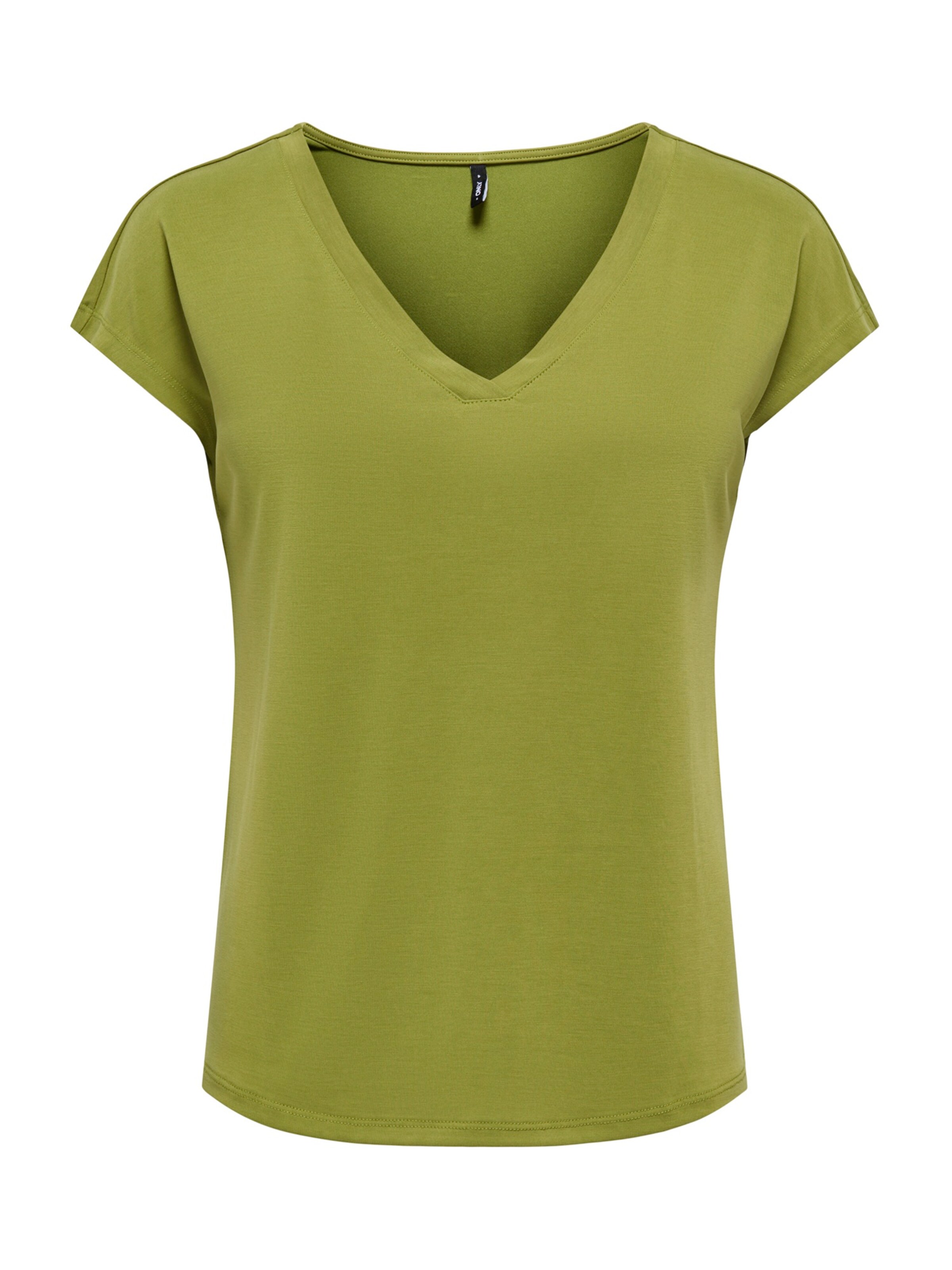 T-shirt 'ONLFREE' ONLY en vert : devant