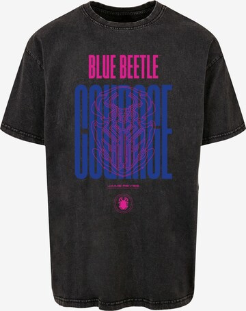 T-Shirt 'Blue Beetle - Courage' ABSOLUTE CULT en noir : devant