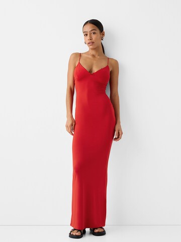 Bershka Dress in Red: front