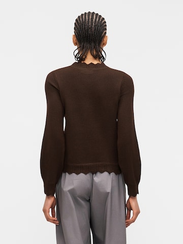 VILA Pullover 'VINikolina' i brun