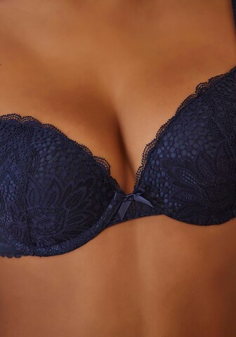 VIVANCE Push-up Bra in Blue