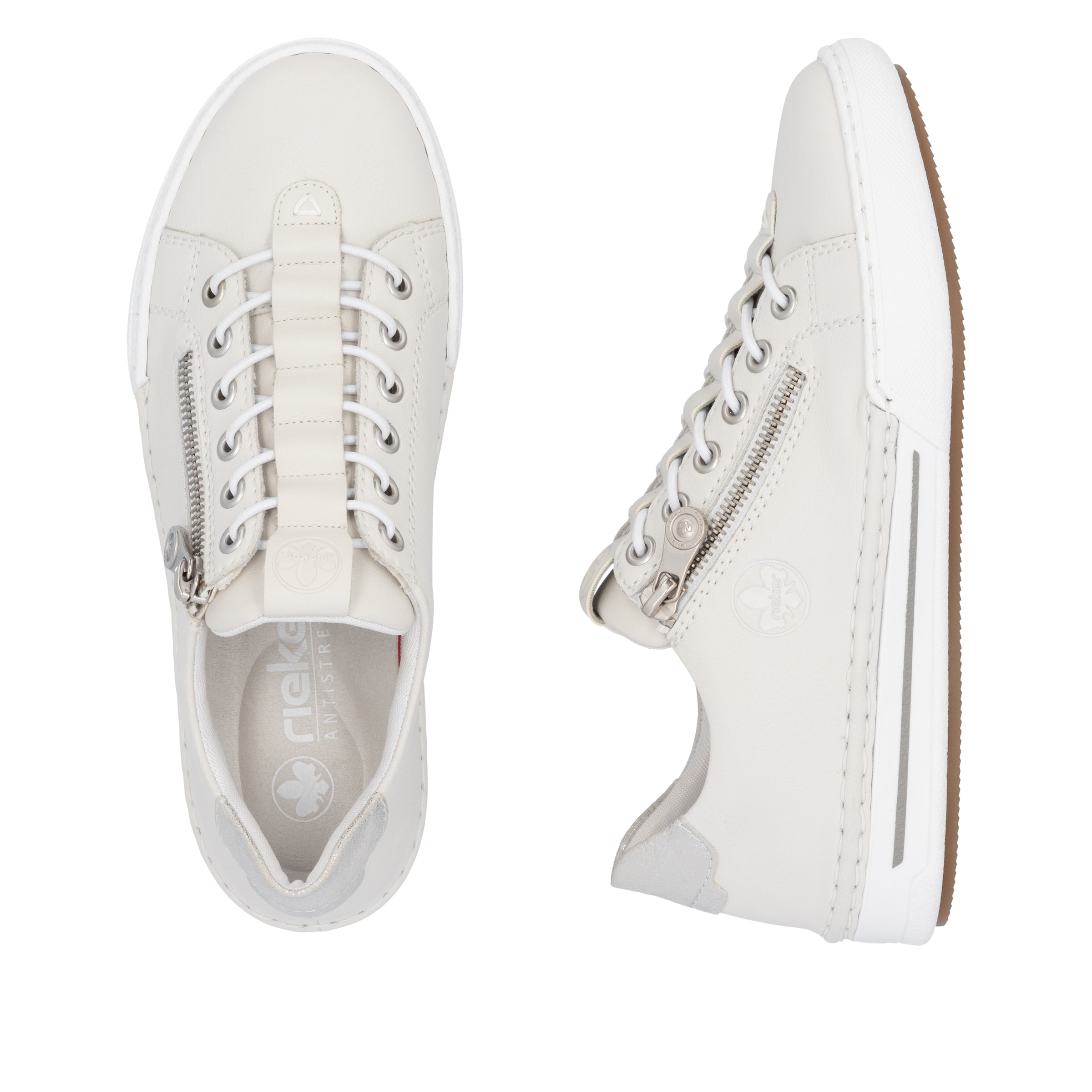 Sneaker bassa di Rieker in bianco