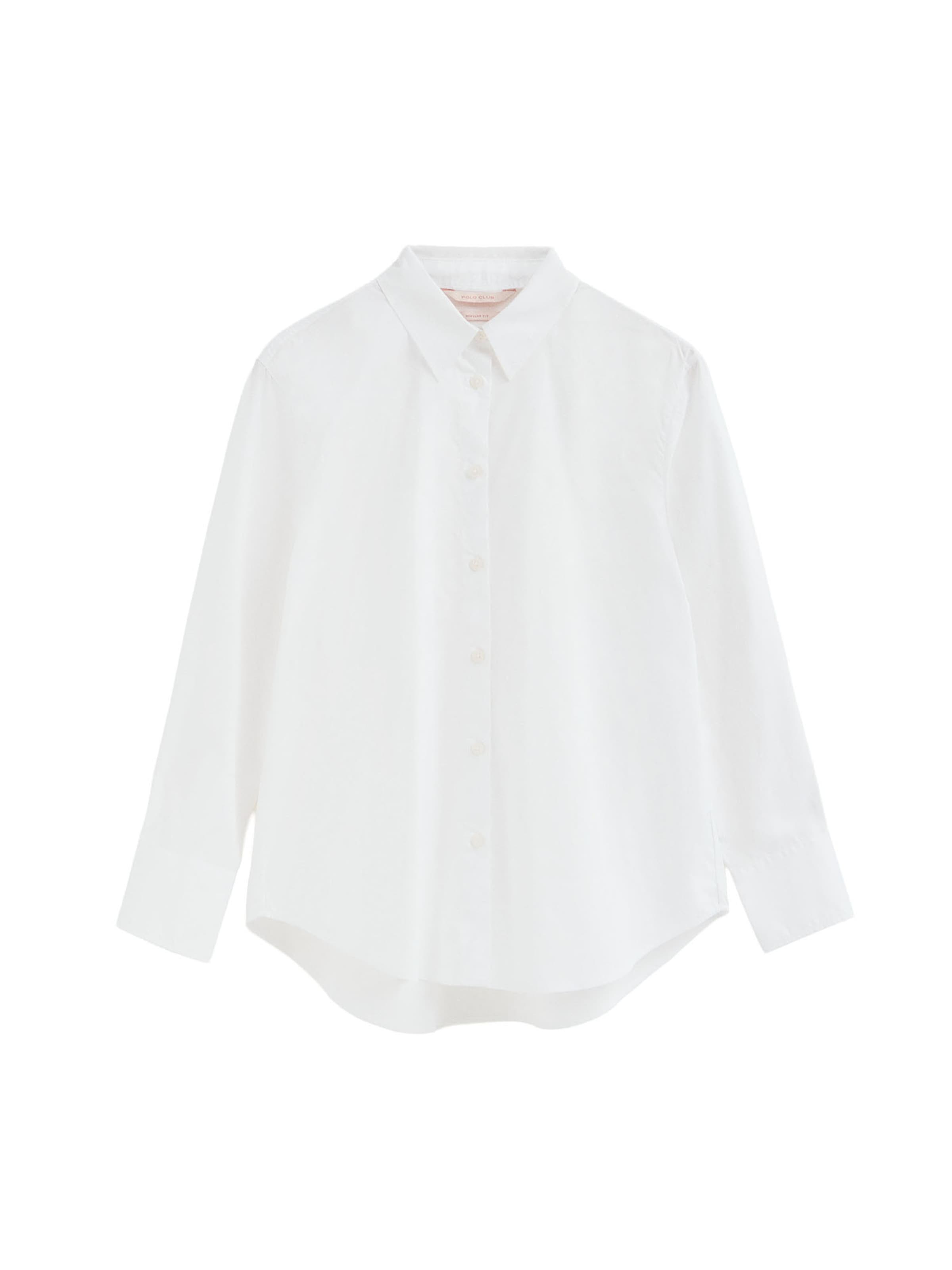 Polo Club Blouse in White: front