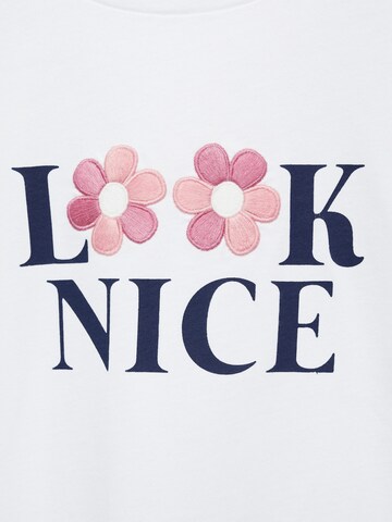 MANGO KIDS Shirt 'NICE' in White