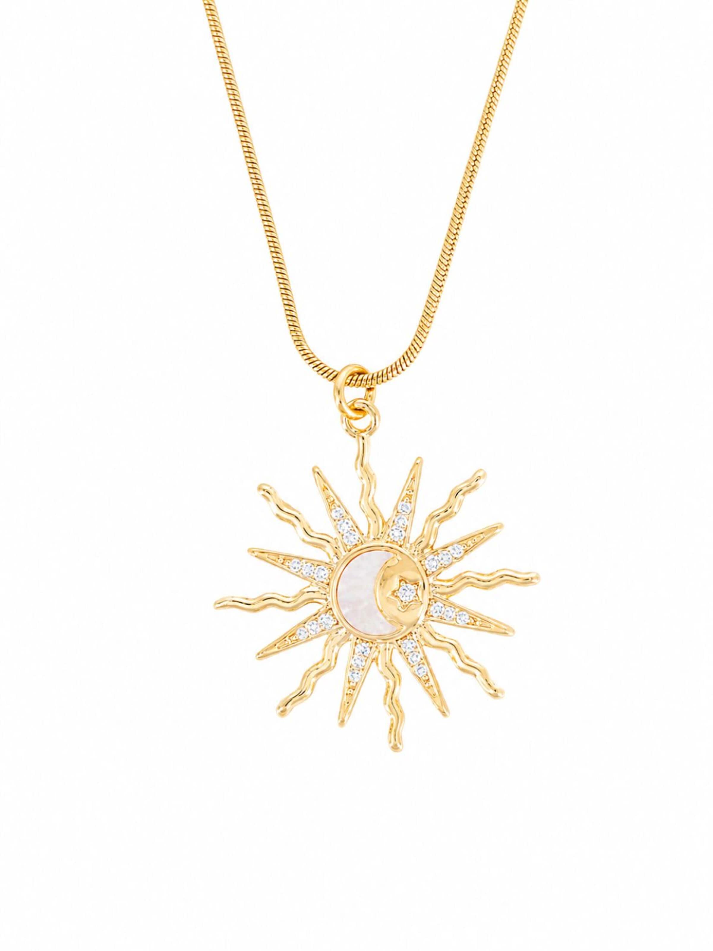 Fräulein Wunder Kette 'Susanna Sonne Gold'‌‌‌‌‌‌‌‌ in Gold