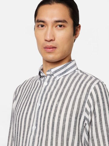 Casual Friday Regular fit Button Up Shirt 'Anton' in Blue