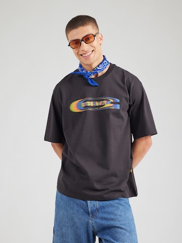G-STAR Футболка 'Old Skool' в Черный: спереди