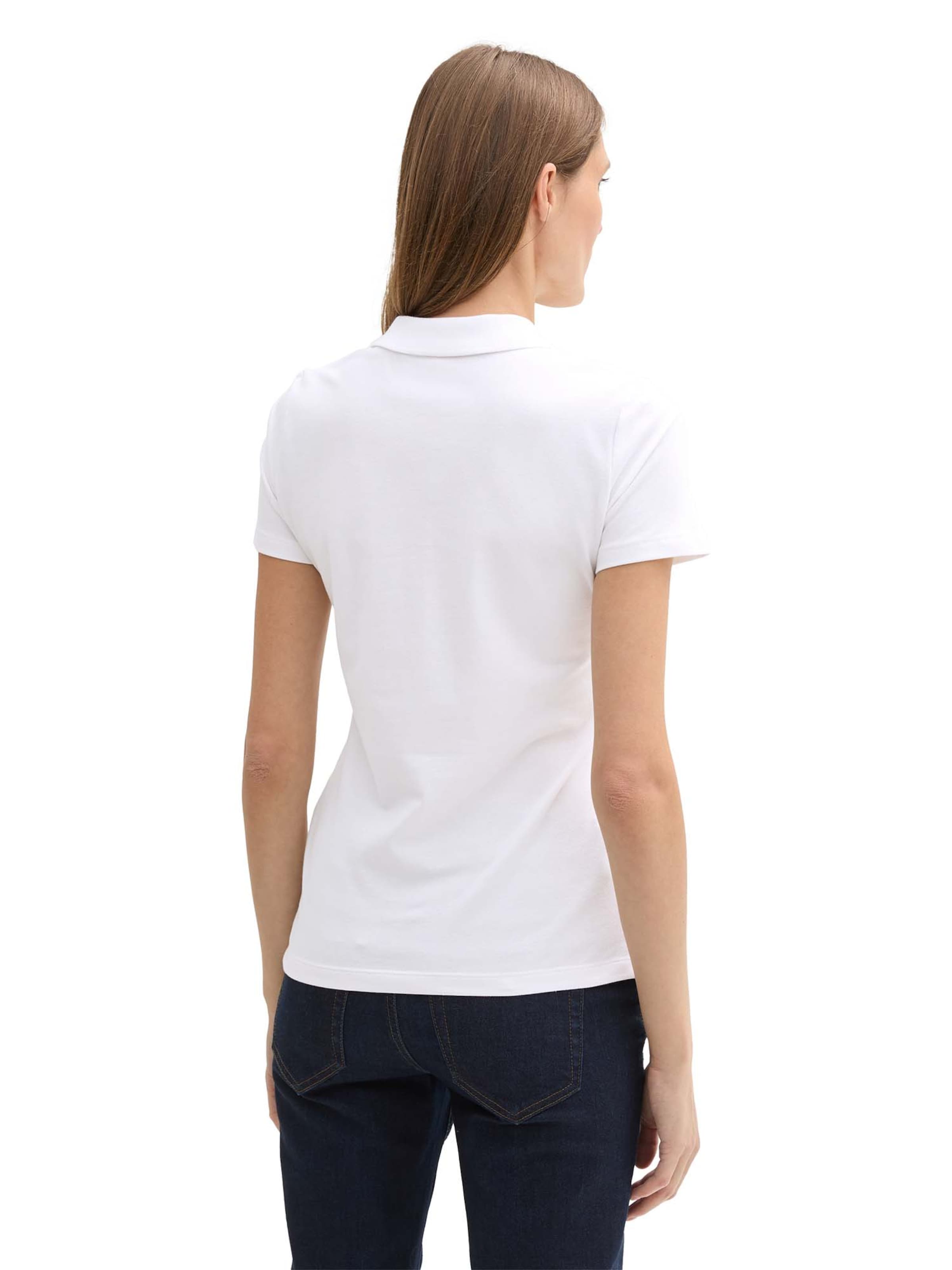 balts TOM TAILOR T-Krekls