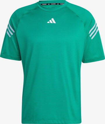 ADIDAS PERFORMANCE Performance Shirt 'Icons' in Green: front