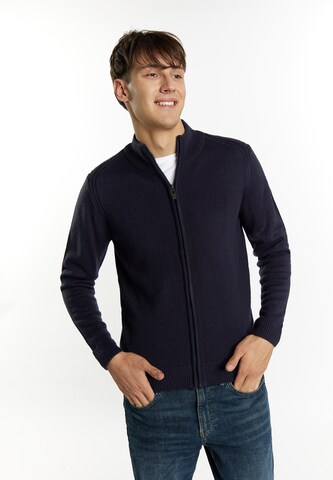 MO Gebreid vest 'Mimo' in Blauw: voorkant