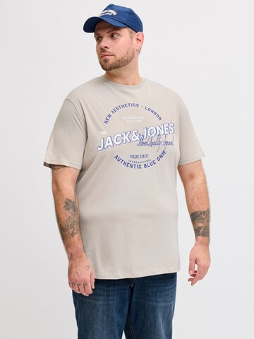 Jack & Jones Plus Shirt in Beige: front