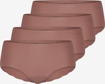 SLOGGI Boyshorts 'ZERO Microfibre 2.0' in Brown: front